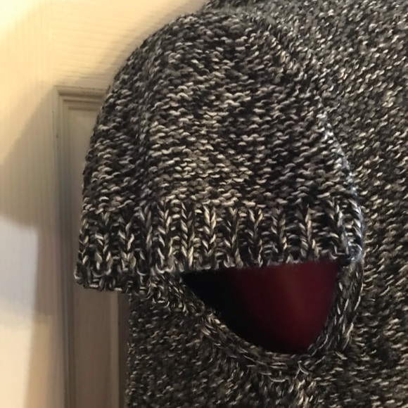 NEW KNIT CO SHAWL COLLAR SLEEVELESS CARDIGAN - SIZE M- GRAY,BLACK,WHITE - Picture 7 of 12